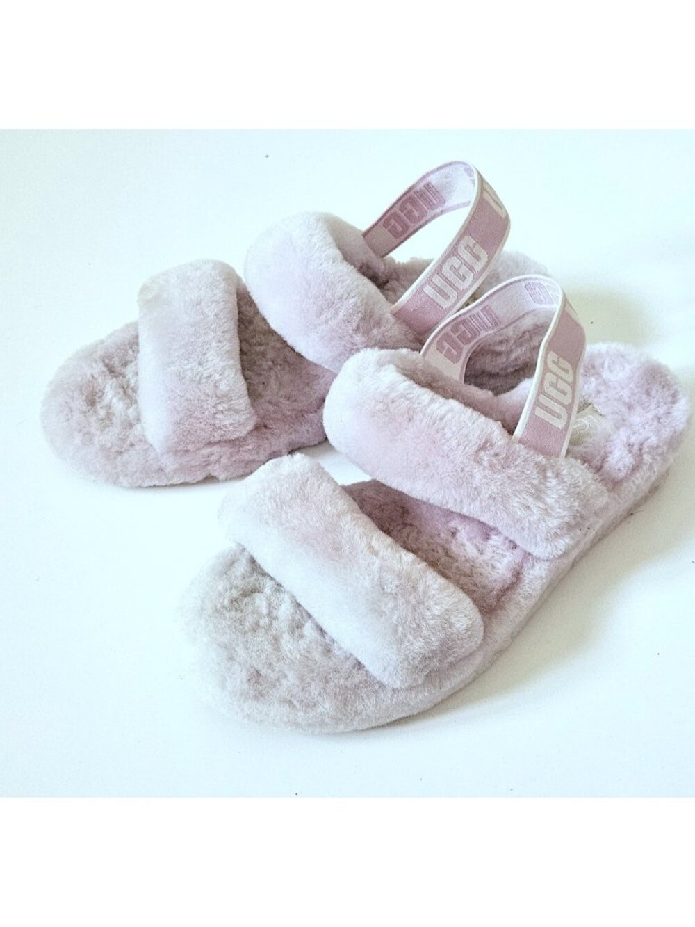 UGG 10 Oh Yeah Genuine Shearling Slingback Slipper California Aster